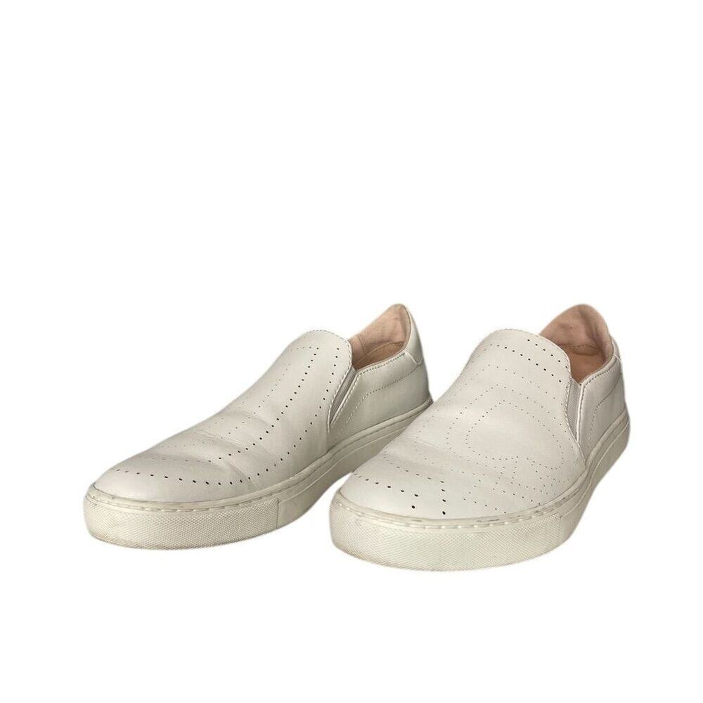 Kate Spade Azores Women's White Slip-On Casual Sneakers Sz 7.5 EU 38